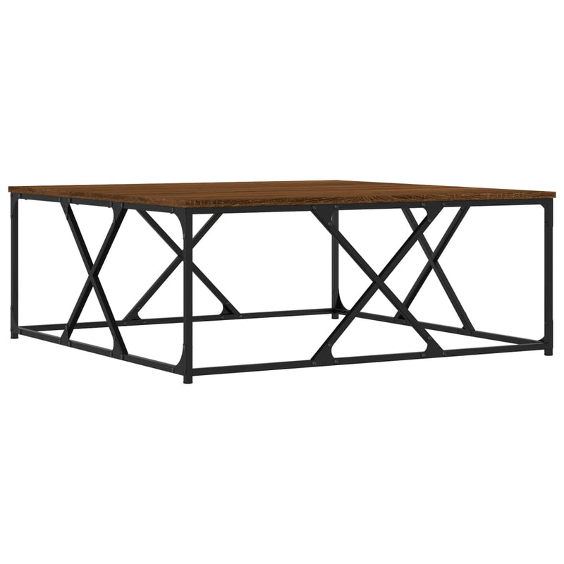 Couchtisch Braun Eichen-Optik 100x100x40 cm Holzwerkstoff