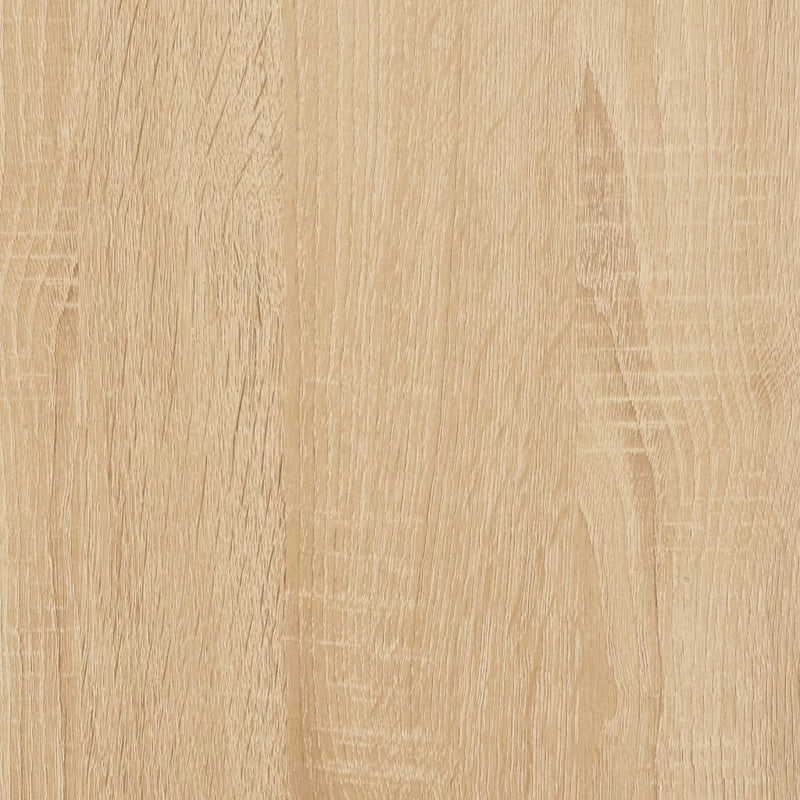 Wandregal 2 Fächer Sonoma-Eiche 60x21x51 cm Holzwerkstoff