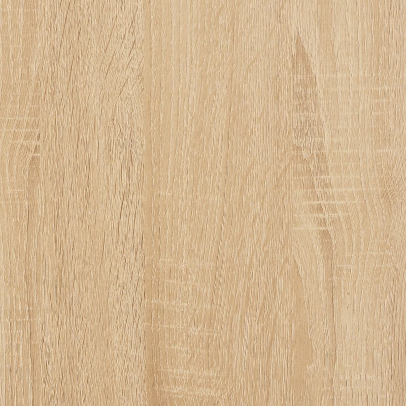 Wandregal 2 Fächer Sonoma-Eiche 80x21x51 cm Holzwerkstoff