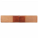 Bank Turnbock-Design Braun Echtleder Und Canvas