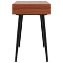 Computertisch Mit Schublade Braun 110X50X75 Cm Holzwerkstoff
