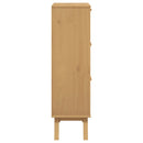 Schuhschrank Olden 55X35X Massivholz Kiefer Braun