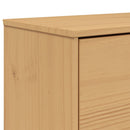 Schuhschrank Olden 55X35X Massivholz Kiefer Braun