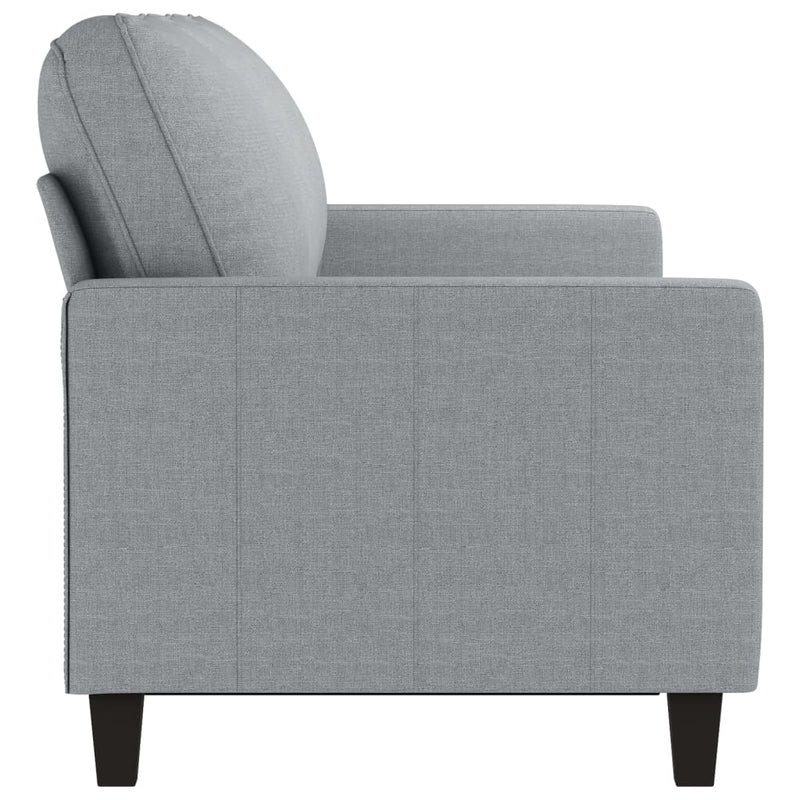 3-Sitzer-Sofa Hellgrau 180 cm Stoff