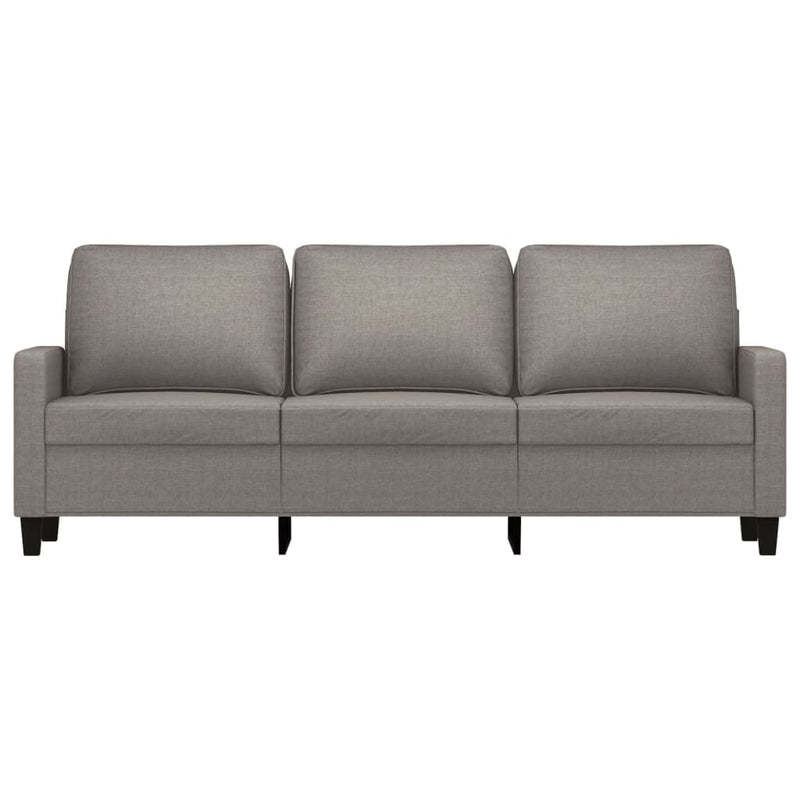 3-Sitzer-Sofa Taupe 180 cm Stoff