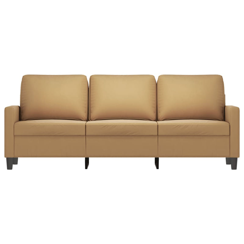 3-Sitzer-Sofa Braun 180 cm Samt