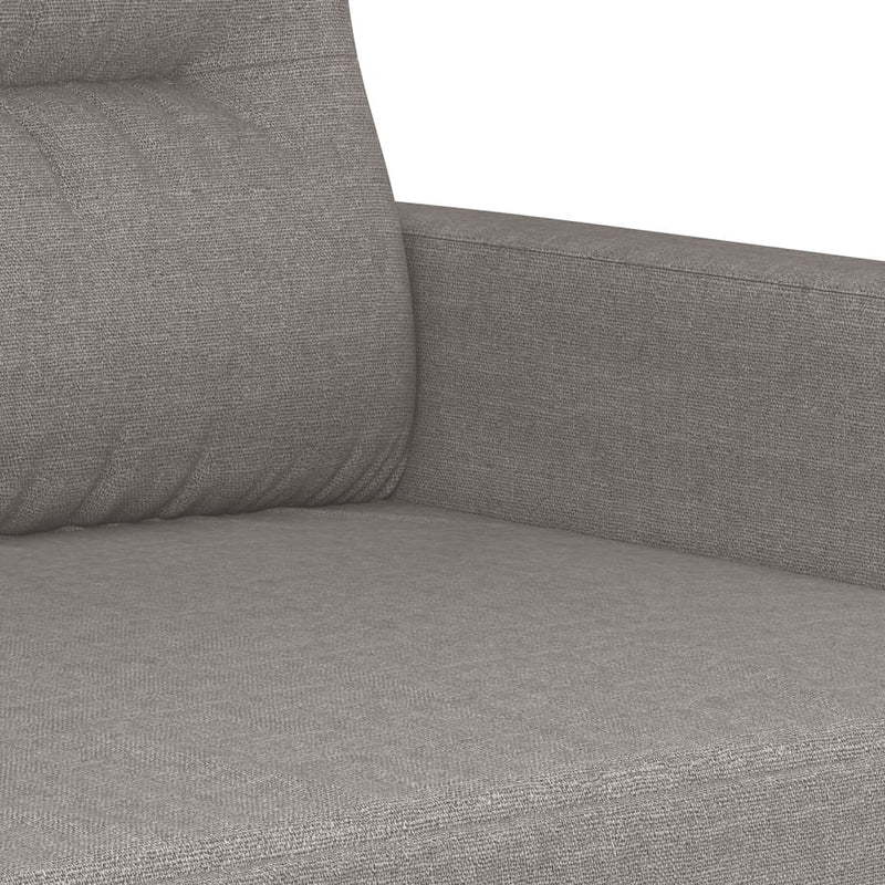 2-Sitzer-Sofa Taupe 120 cm Stoff