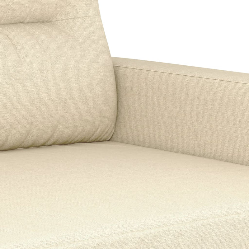 3-Sitzer-Sofa Creme 180 cm Stoff