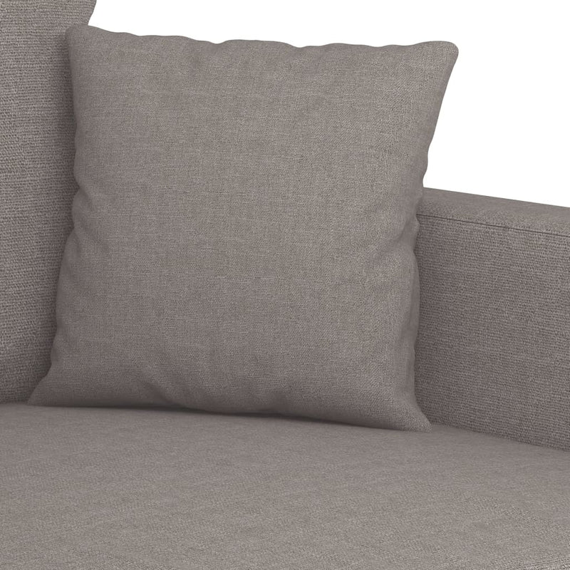 2-Sitzer-Sofa Taupe 140 cm Stoff