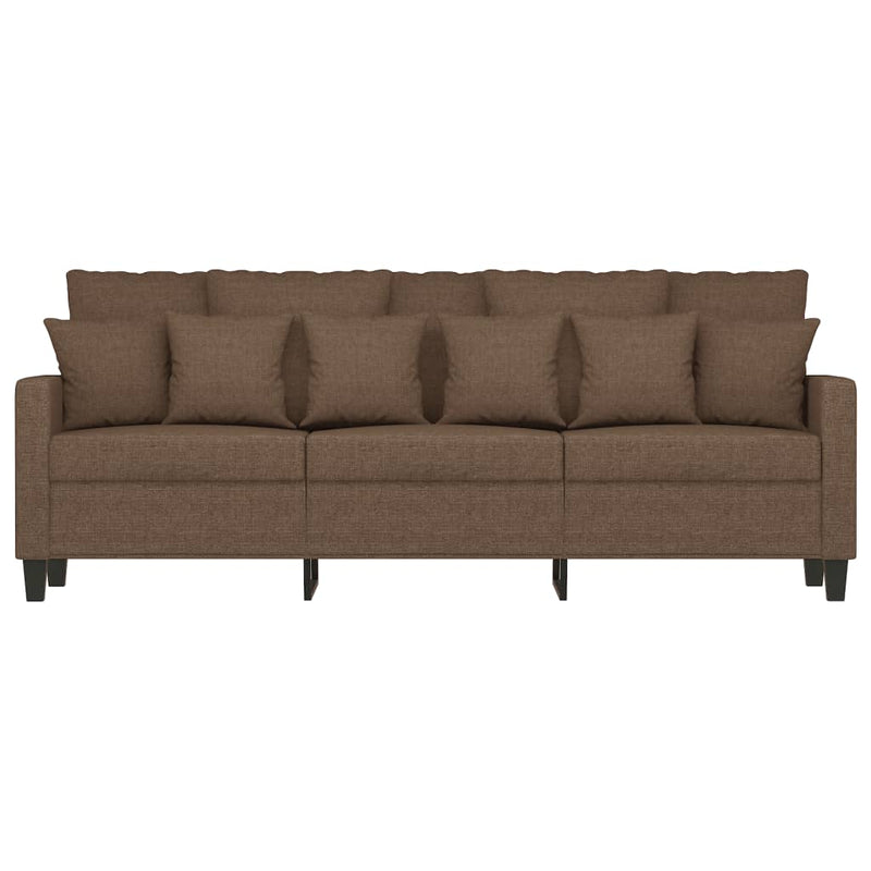 3-Sitzer-Sofa Braun 180 cm Stoff