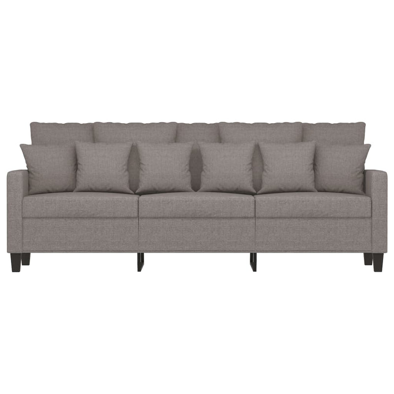 3-Sitzer-Sofa Taupe 180 cm Stoff