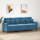 2-Sitzer-Sofa 140 Cm Samt
