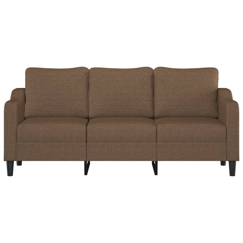 3-Sitzer-Sofa Braun 180 cm Stoff