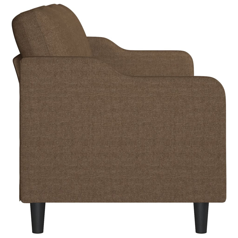 3-Sitzer-Sofa Braun 180 cm Stoff