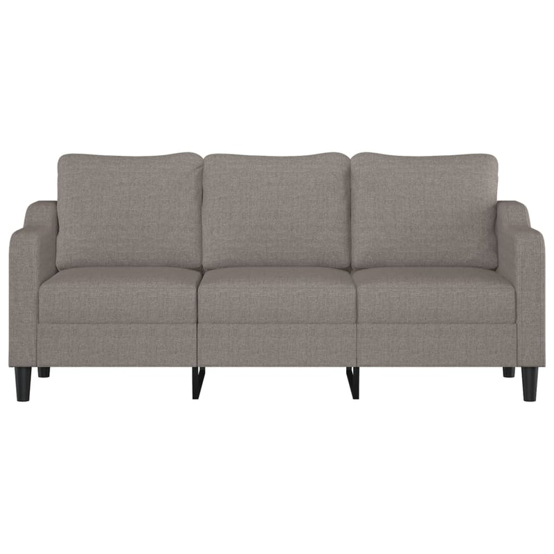 3-Sitzer-Sofa Taupe 180 cm Stoff