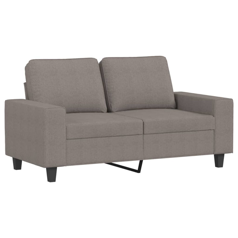 2-Sitzer-Sofa Taupe 120 cm Stoff