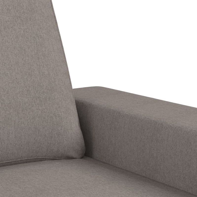 2-Sitzer-Sofa Taupe 120 cm Stoff