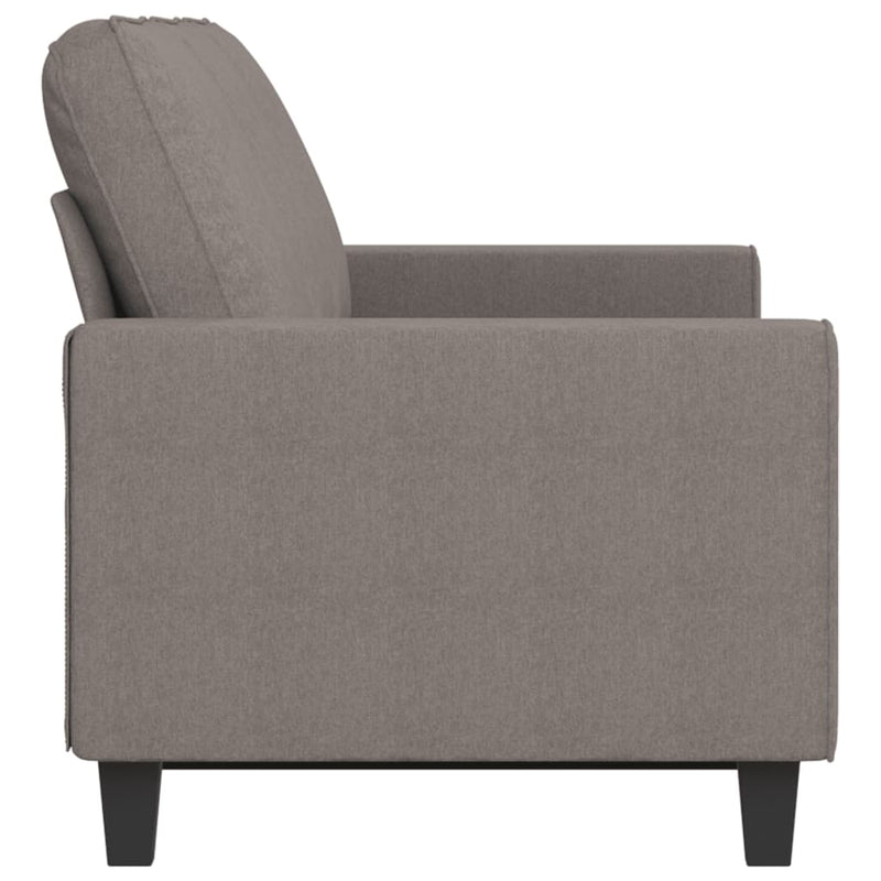 3-Sitzer-Sofa Taupe 180 cm Stoff