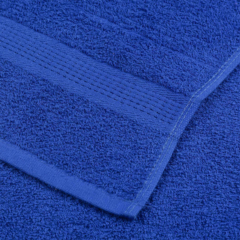 Duschtücher 10 Stk. Blau 70x140 cm 360 g/m² 100% Baumwolle