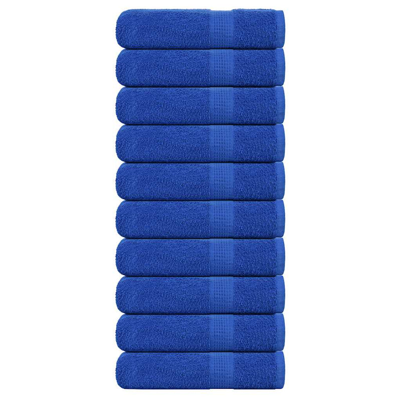 Badetücher 10 Stk. Blau 100x150 cm 360 g/m² 100% Baumwolle