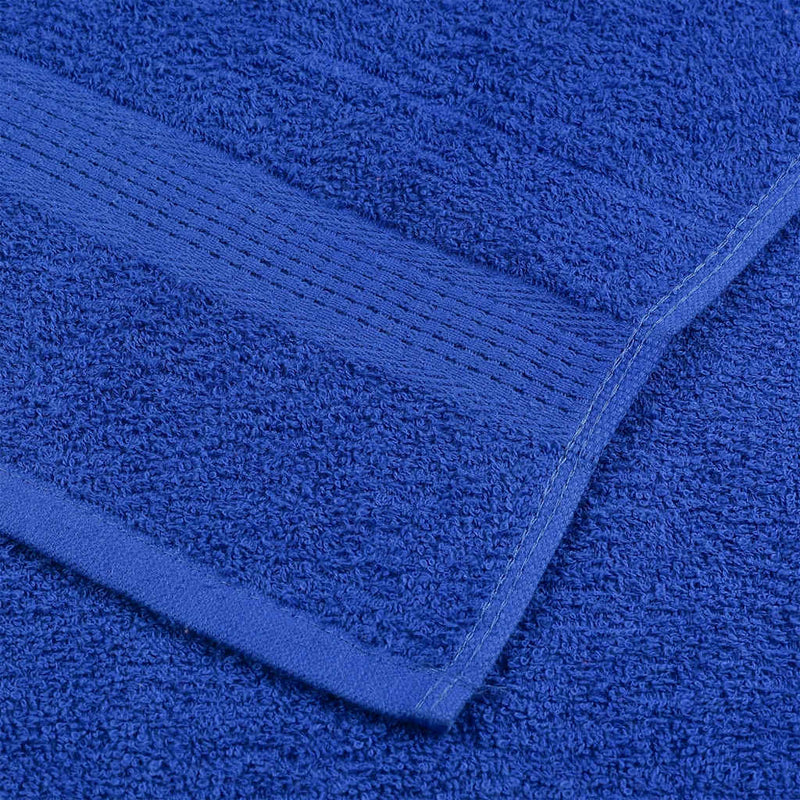 Handtücher 10 Stk. Blau 100x200 cm 360 g/m² 100% Baumwolle