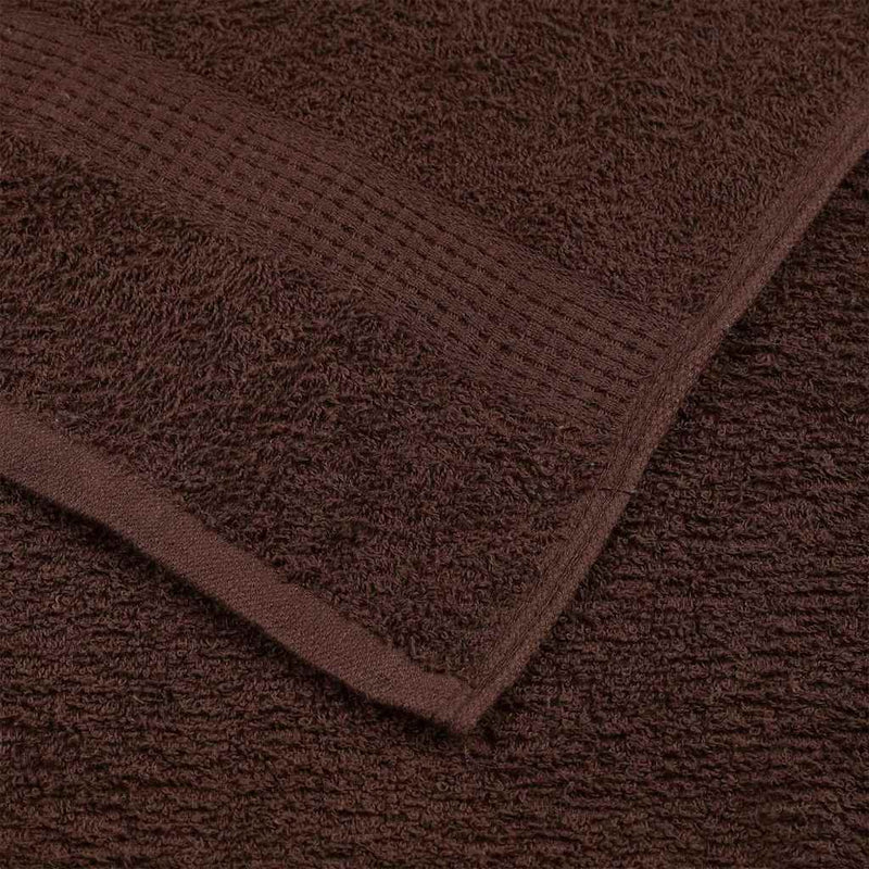 Duschtücher 10 Stk. Braun 70x140 cm 360 g/m² 100% Baumwolle