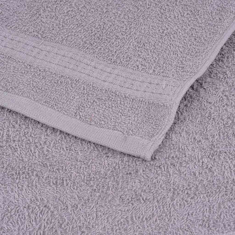 Duschtücher 4 Stk. Grau 70x140 cm 360 g/m² 100% Baumwolle