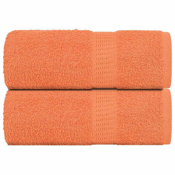 Gästetücher 2 Stk. Orange 30x50 cm 360 g/m² 100% Baumwolle