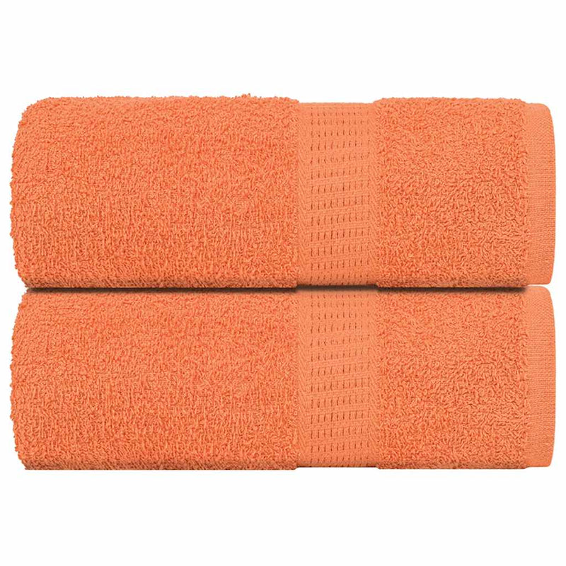 Gästetücher 2 Stk. Orange 30x50 cm 360 g/m² 100% Baumwolle