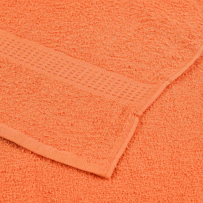 Saunatücher 10 Stk. Orange 80x200 cm 360 g/m² 100% Baumwolle