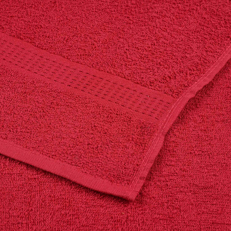 Seiftücher 2 Stk. Rot 30x30 cm 360 g/m² 100% Baumwolle