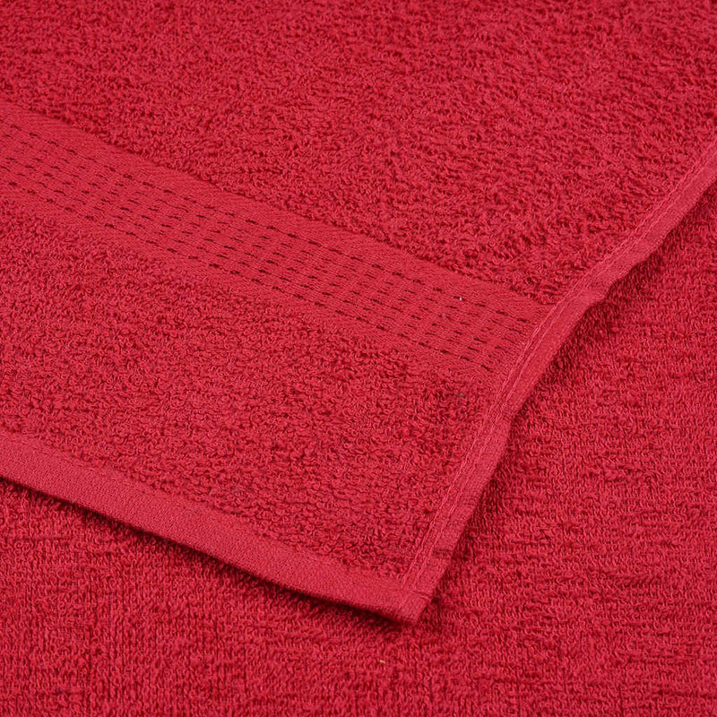 Seiftücher 4 Stk. Rot 30x30 cm 360 g/m² 100% Baumwolle