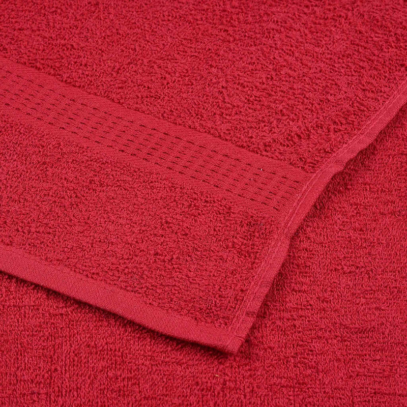 Gästetücher 4 Stk. Rot 30x50 cm 360 g/m² 100% Baumwolle