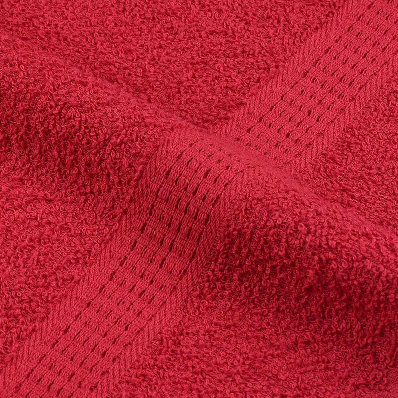 Gästetücher 4 Stk. Rot 30x50 cm 360 g/m² 100% Baumwolle