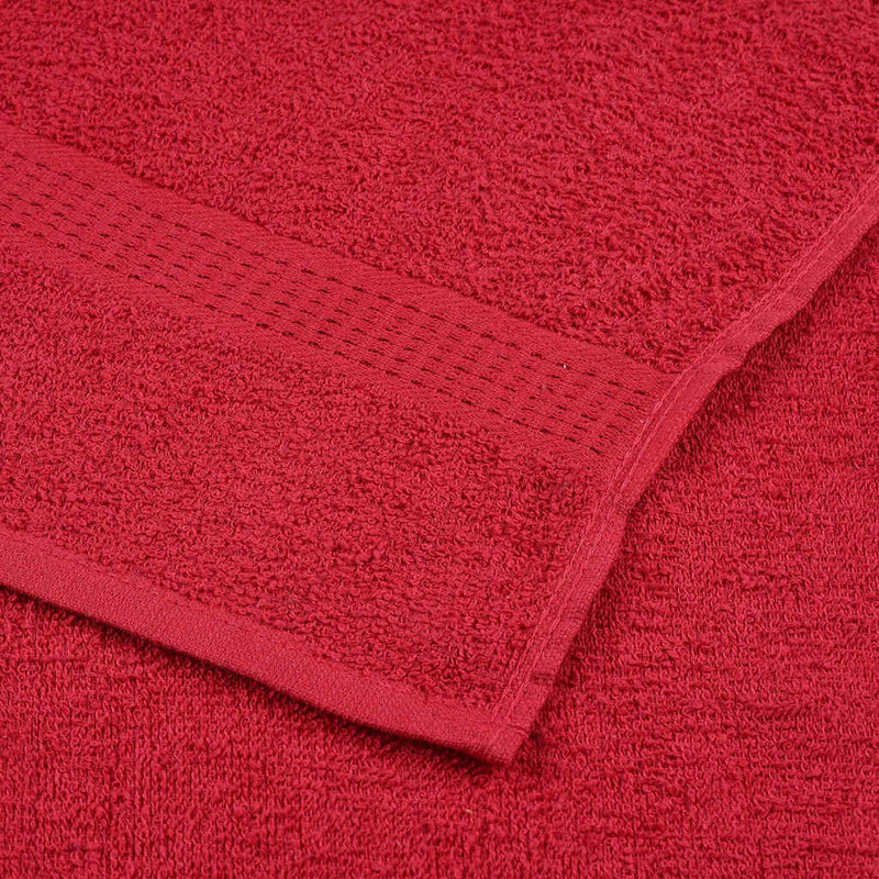 Duschtücher 2 Stk. Rot 70x140 cm 360 g/m² 100% Baumwolle