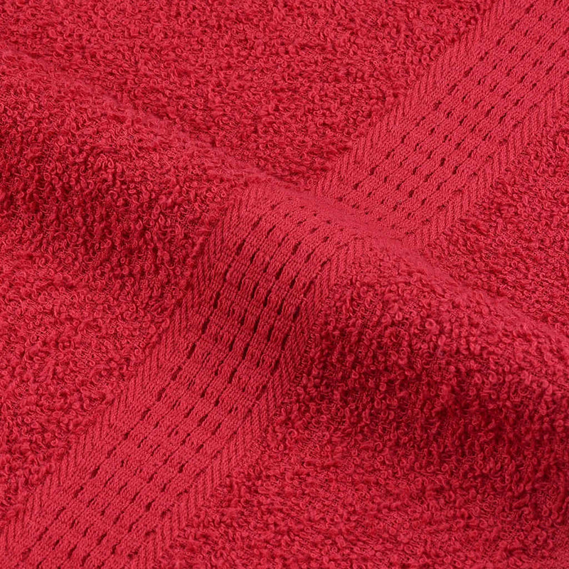 Duschtücher 4 Stk. Rot 70x140 cm 360 g/m² 100% Baumwolle