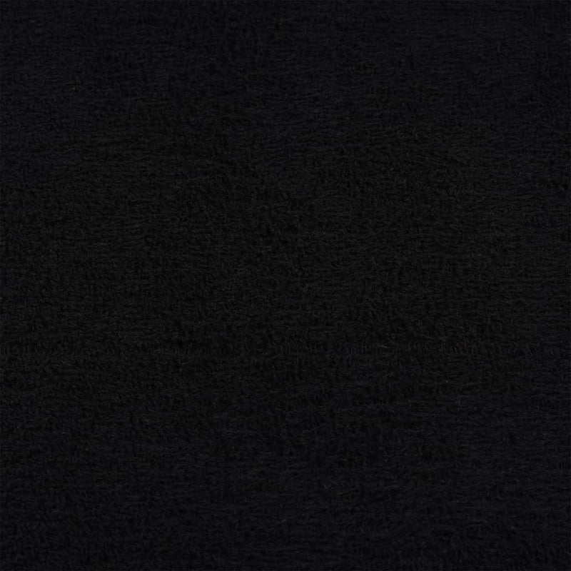 Seiftücher 4 Stk. Schwarz 30x30 cm 360 g/m² 100% Baumwolle