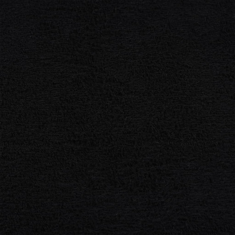 Handtücher 10 Stk. Schwarz 50x100 cm 360 g/m² 100% Baumwolle