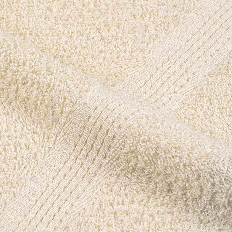 Seiftücher 2 Stk. Creme 30x30 cm 360 g/m² 100% Baumwolle