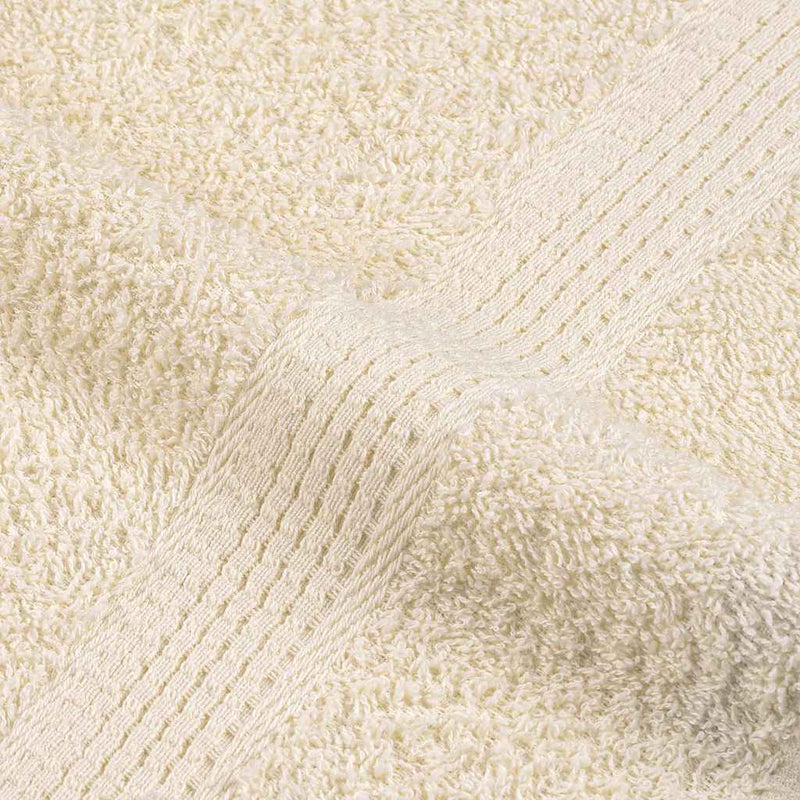 Seiftücher 4 Stk. Creme 30x30 cm 360 g/m² 100% Baumwolle