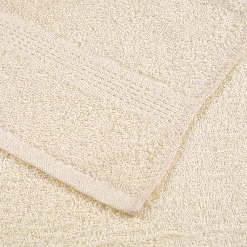 Seiftücher 10 Stk. Creme 30x30 cm 360 g/m² 100% Baumwolle