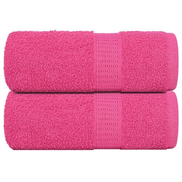 Seiftücher 2 Stk. Rosa 30x30 cm 360 g/m² 100% Baumwolle