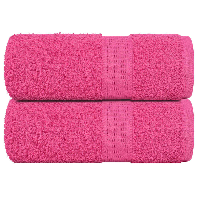 Seiftücher 2 Stk. Rosa 30x30 cm 360 g/m² 100% Baumwolle