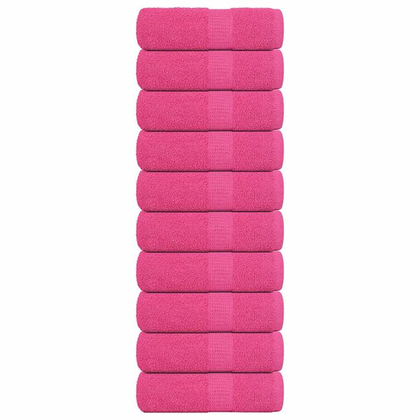 Gästetücher 10 Stk. Rosa 30x50 cm 360 g/m² 100% Baumwolle