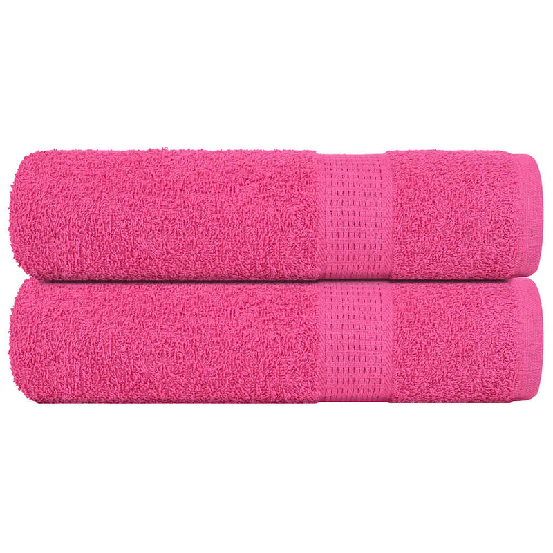 Handtücher 2 Stk. Rosa 50x100 cm 360 g/m² 100% Baumwolle