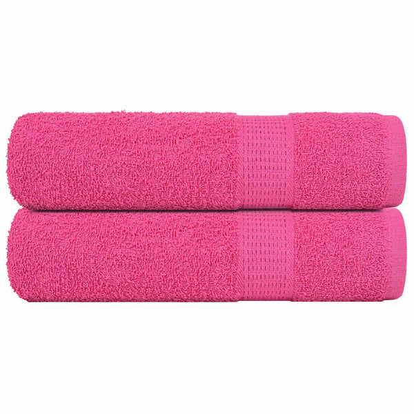 Duschtücher 2 Stk. Rosa 70x140 cm 360 g/m² 100% Baumwolle