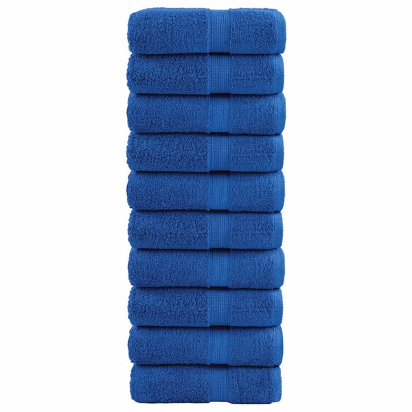 Premium-Seiftücher SOLUND 10 Stk. Blau 30x30 cm 600 g/m²