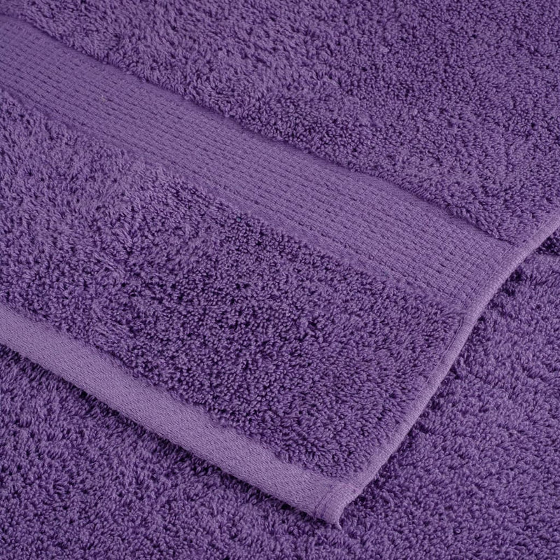 Premium-Saunatücher SOLUND 10 Stk. Lila 80x200 cm 600 g/m²