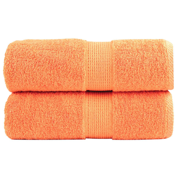 Premium-Seiftücher SOLUND 2 Stk. Orange 30x30 cm 600 g/m²