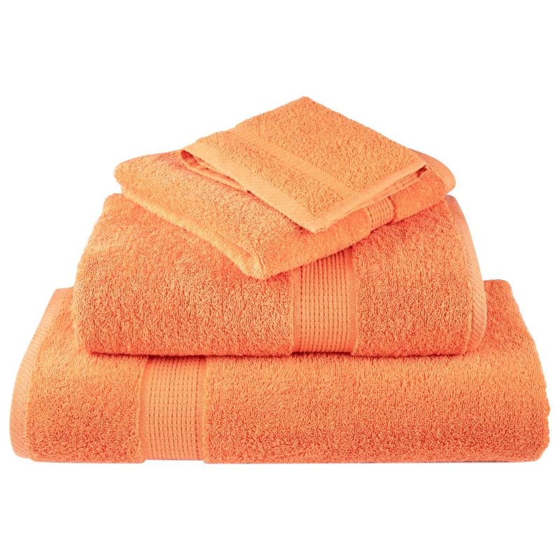 Premium-Seiftücher SOLUND 2 Stk. Orange 30x30 cm 600 g/m²